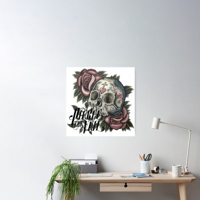 Pierce The Veil Skull Poster Official Pierce The Veil Merch