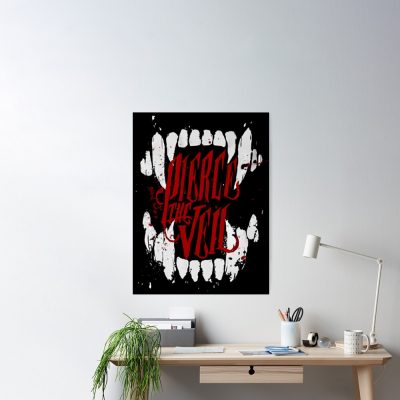 Pierce The Veil Red Poster Official Pierce The Veil Merch