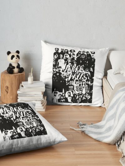 Pierce The Veil Graphics Throw Pillow Official Pierce The Veil Merch