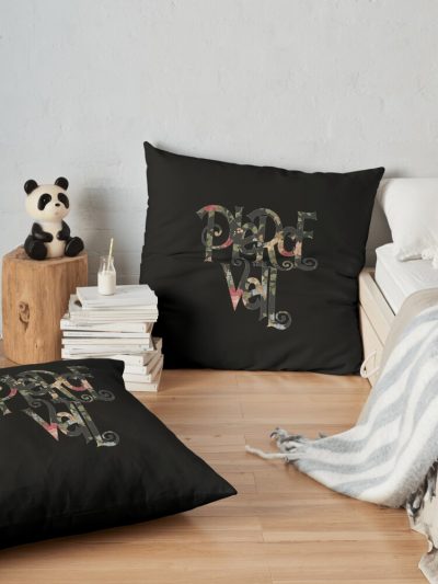 Flower Throw Pillow Official Pierce The Veil Merch