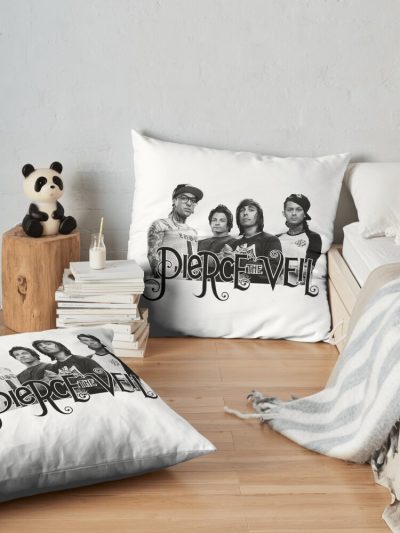 Ptv Pierce The Veil Members Throw Pillow Official Pierce The Veil Merch