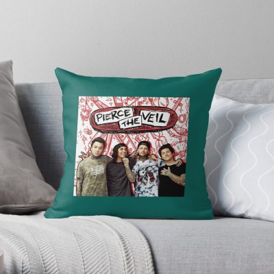 Pierce The Veil  Art Throw Pillow Official Pierce The Veil Merch