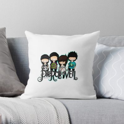 Pierce The Veil Throw Pillow Official Pierce The Veil Merch