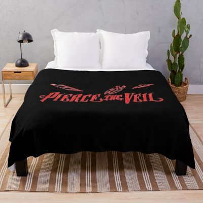 Pierce The Veil Throw Blanket Official Pierce The Veil Merch