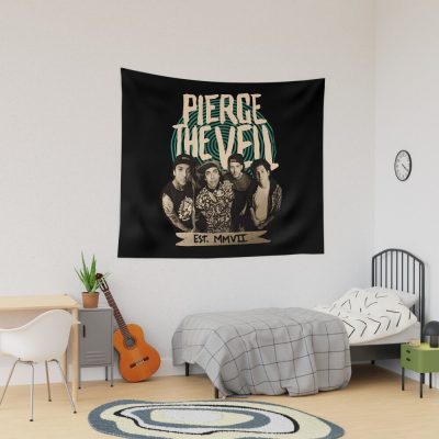 Pierce The Veil Retro Tapestry Official Pierce The Veil Merch
